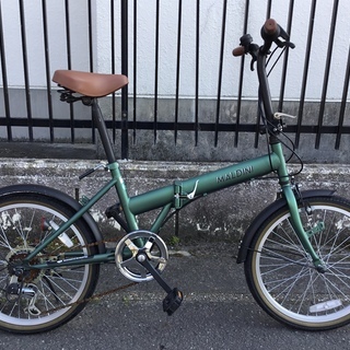 ＜超美品＞MALDINI・マルディーニ 20インチ・折りたたみ自転車  シマノ6段変速