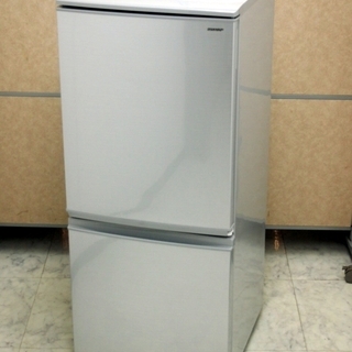 シャープ 137リットル 2ドア 冷凍冷蔵庫 SJ-D14D-S シルバー つけかえ