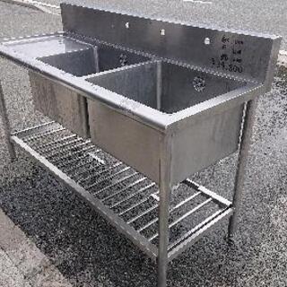 美品 二槽シンクお売りします。
