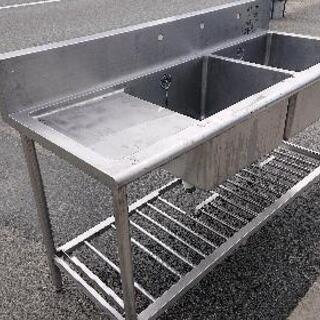 美品 二槽シンクお売りします。