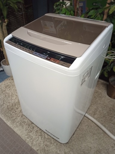 R0257) 日立 BW-V80B ビートウォッシュ　2018年製! 8kg　店頭取引大歓迎♪ 洗濯機