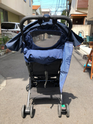 値下げ 自転車のカゴに乗るベビーカー ぱんだまま 蒲田のベビー用品 ベビーカー バギー の中古あげます 譲ります ジモティーで不用品の処分