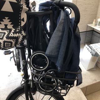 値下げ 自転車のカゴに乗るベビーカー ぱんだまま 蒲田のベビー用品 ベビーカー バギー の中古あげます 譲ります ジモティーで不用品の処分