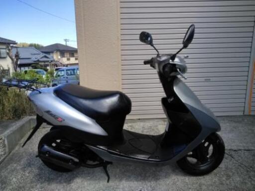 バッテリー新品　タイヤ前後8分山　スズキ　レッツ2