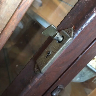 ヴィンテージ  キャビネット　薬棚　ショーケース　ガラス棚