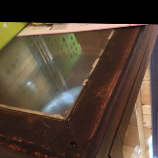 ヴィンテージ  キャビネット　薬棚　ショーケース　ガラス棚