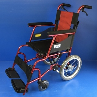 介助式車いす 標準型 軽量コンパクトタイプ　PMS-2R 車イス　車椅子