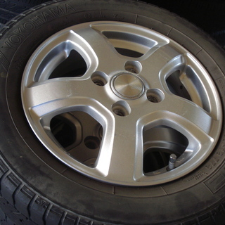 13インチ 165/65R13　軽自動車　タイヤ・アルミセット　中古