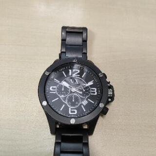 【アルマーニ エクスチAX1503】腕時計ブラック