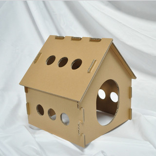 猫ハウス、ペット用お家、ママゴトハウス、自社製新品、段ボール製