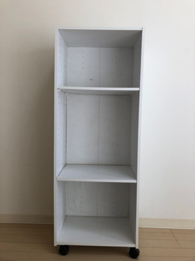 ニトリ カラーボックスキャスター付 みほりん 新宿の収納家具 棚 シェルフ の中古あげます 譲ります ジモティーで不用品の処分