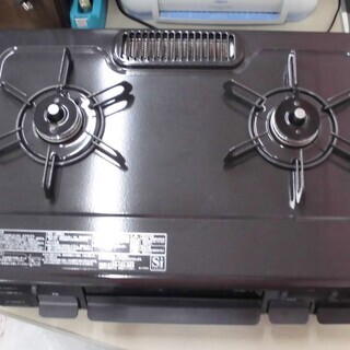 2018年製 パロマ LP ガステーブル IC-N86B-R 右強火 二口 ガスコンロ