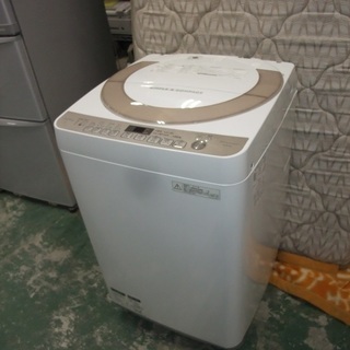 R0864) シャープ 洗濯機 ES-KS70S-N 2017年...