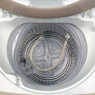 R0864) シャープ 洗濯機 ES-KS70S-N 2017年製! 洗濯容量7kg 店頭取引大歓迎♪