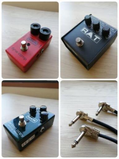 1点売れました【エフェクター3点セット＋パッチケーブル3本】