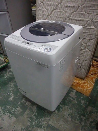 R0867) シャープ 洗濯機 ES-GV8C-S 2019年製! 洗濯容量8kg 店頭取引大