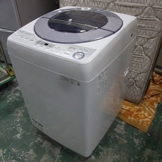 R0867) シャープ 洗濯機 ES-GV8C-S 2019年製...