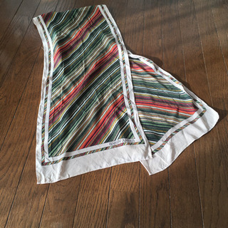 レトロ　絹100%スカーフ