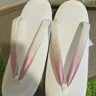 草履　バッグ　新品　LL