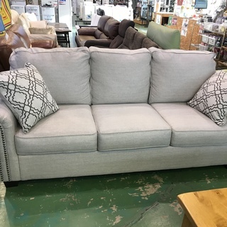 GMHN190○Ashley Furniture / アシュレイ 3人掛けソファ トリプルソファ 長椅子 ファブリック 輸入家具 ヴィンテー