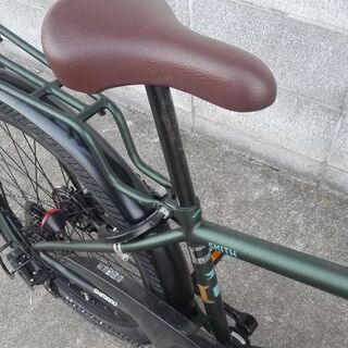 コグホーンCOGHORN SMITH ビーチクルーザー 24インチ 6段変速 モスグリーン 配送無料
