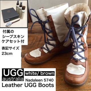 日本未発売 UGG / アグオーストリア / leather U...