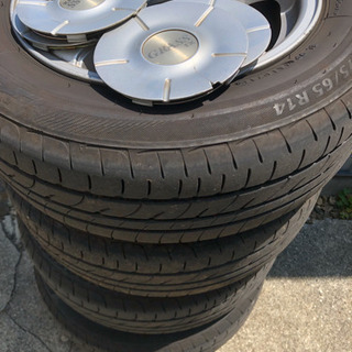 アルミホイール付夏タイヤセット☆175/65R14 4本セット コンパクトカー 小型車