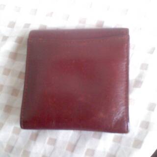 Cartier PARIS　カルティエ　革　コインケース　レザー　小銭入れ　ウォレット　ゴールド金具　ボルドー　マストライン　財布