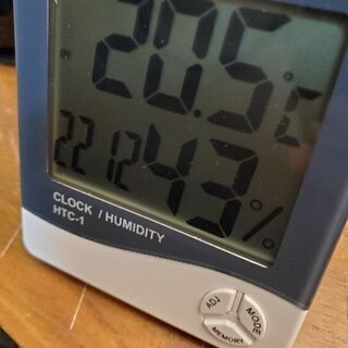 時計、温度湿度計