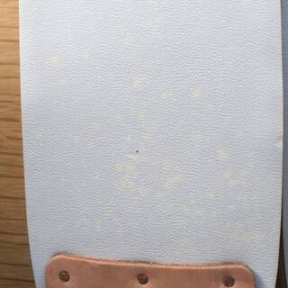 草履 日本製 雪駄 白 鼻緒 アウトレット 24cm 本革かかと補強済み 草履 