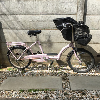 子供乗せ自転車　中古　後付で2人乗せ適合自転車