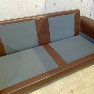 3*91 無印良品 ソファ 二人掛け 高級 リビング 革張りワイドアーム ダウンフェザーポケットコイルクッション