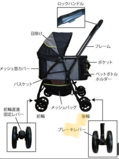 ペットパラダイス☆ペット用バギーカー