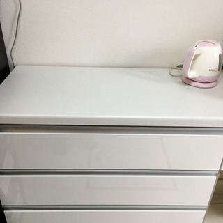 4/24まで出品 クリナップ  カップボード  90cm×2セット+天板