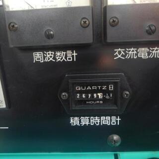 建設機械　発電機　デンヨー製　TLG-7.5SPK型　中古機