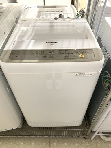 パナソニック　6kg 全自動洗濯機　NA-F60B9　2015年