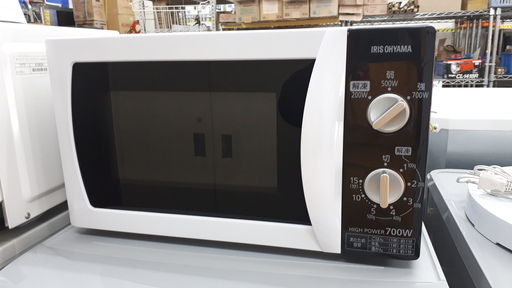 ID:G918450　ターンテーブル電子レンジ（２０１６年アイリスオーヤマ製）