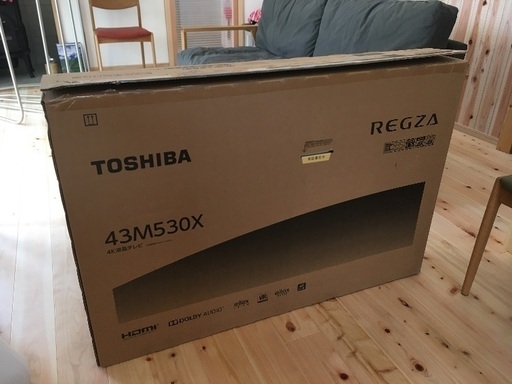 東芝REGZA43インチ新品売ります