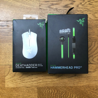 razerのマウスとイヤホン マウスパッド付き | dawaak.com.sa