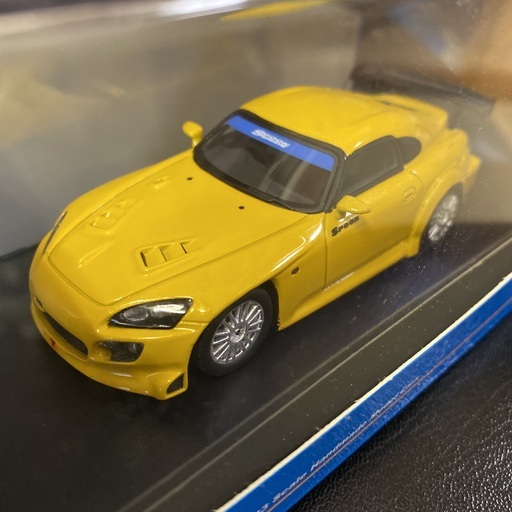 1/43 HONDA S2000 AP2 スプーン SPOON モデルカー ニューインディーイエロー・パール