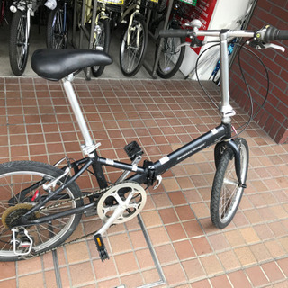 20インチ　軽量アルミフレーム　外装7段変速付き　折り畳み自転車