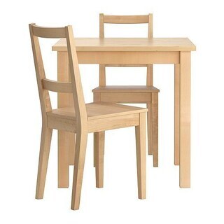 【IKEA】ダイニング３点セット（テーブル、椅子二脚）