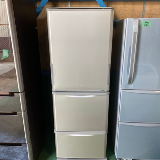 #KR03 シャープ 冷蔵庫 どっちもドア 350Lタイプ SJ-W352B-N
