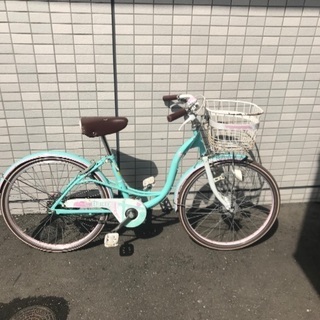 女の子　サイクルベースあさひの自転車 22インチ