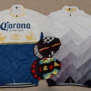 サイクルジャージ、シューズ、キャップまとめ売り