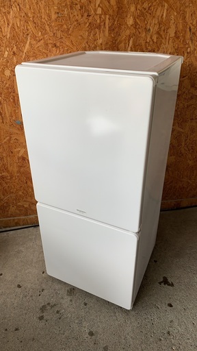 モリタ　２ドア冷蔵庫　１１０L 白