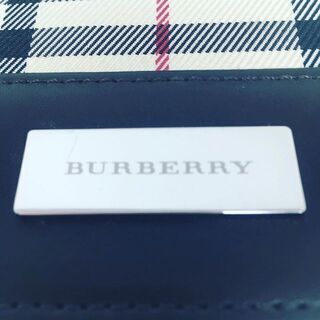 BURBERRY バーバリー レザー×ファブリックノバチェックショルダー