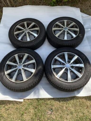 取引中　155/65R13　4本軽自動車　ナット付