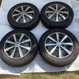 取引中　155/65R13　4本軽自動車　ナット付