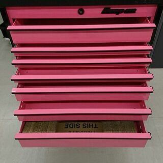 ★【エコツール知立店】Snap-on スナップオン ロールキャビネット ピンクチェスト KRL756CBYA　中古 【愛知県/知立市/工具】